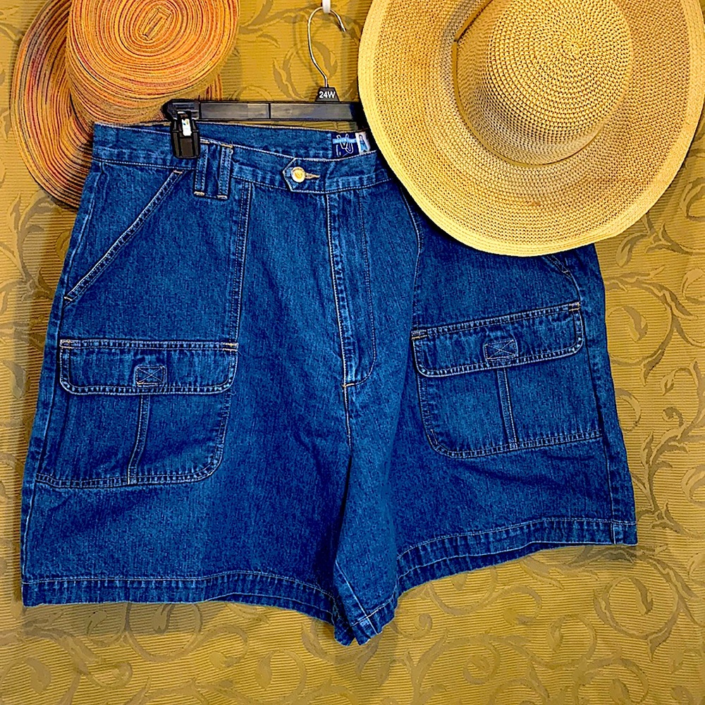 Venezia Jean Cargo Shorts Plus Size